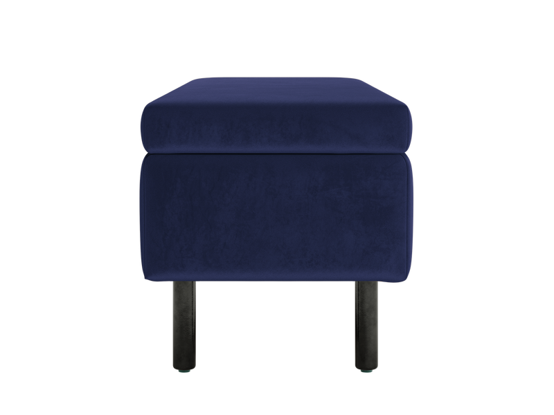 The Essential Storage Bench in Recycled Velvet