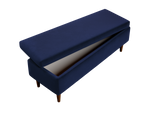 The Essential Storage Bench in Recycled Velvet