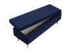 The Essential Storage Bench in Recycled Velvet