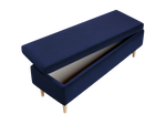 The Essential Storage Bench in Recycled Velvet