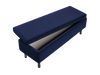 The Essential Storage Bench in Recycled Velvet