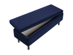 The Essential Storage Bench in Recycled Velvet