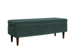 The Essential Storage Bench in Recycled Velvet