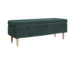 The Essential Storage Bench in Recycled Velvet