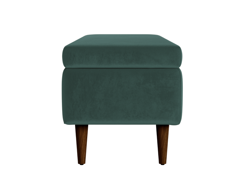 The Essential Storage Bench in Recycled Velvet