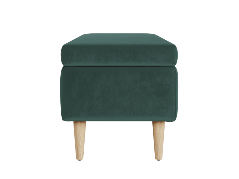 The Essential Storage Bench in Recycled Velvet