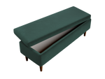 The Essential Storage Bench in Recycled Velvet
