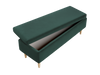 The Essential Storage Bench in Recycled Velvet