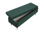 The Essential Storage Bench in Recycled Velvet