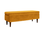 The Essential Storage Bench in Recycled Velvet