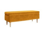 The Essential Storage Bench in Recycled Velvet
