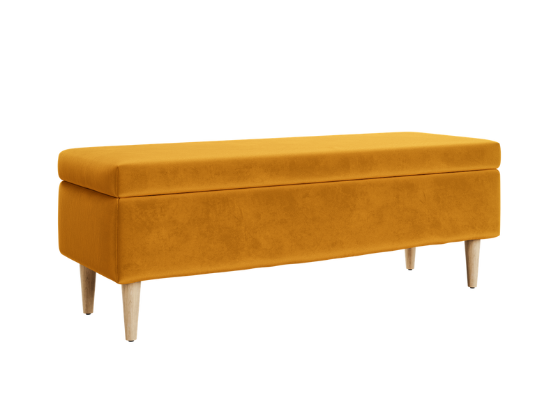 The Essential Storage Bench in Recycled Velvet