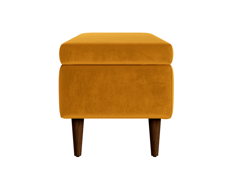 The Essential Storage Bench in Recycled Velvet