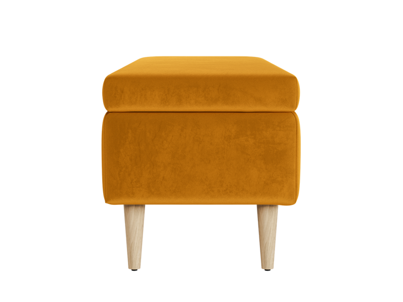 The Essential Storage Bench in Recycled Velvet