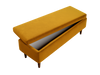 The Essential Storage Bench in Recycled Velvet