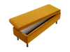 The Essential Storage Bench in Recycled Velvet
