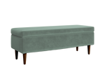The Essential Storage Bench in Recycled Velvet