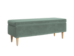 The Essential Storage Bench in Recycled Velvet