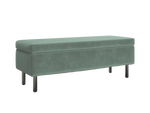 The Essential Storage Bench in Recycled Velvet