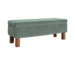 The Essential Storage Bench in Recycled Velvet