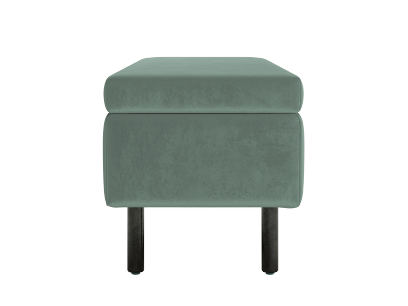 The Essential Storage Bench in Recycled Velvet