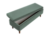 The Essential Storage Bench in Recycled Velvet