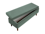 The Essential Storage Bench in Recycled Velvet
