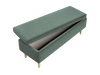 The Essential Storage Bench in Recycled Velvet