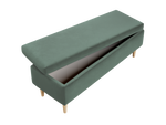 The Essential Storage Bench in Recycled Velvet