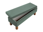 The Essential Storage Bench in Recycled Velvet