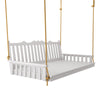 Keystone Amish Co. 6 Foot York Porch Swing Bed, White Paint