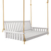 Keystone Amish Co. 4 Foot Franklin Porch Swing Bed, White Paint