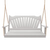 Keystone Amish Co. Sunburst Porch Swing, 6 Foot, White