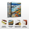 Canvas Print: "Coastal Blooms"
