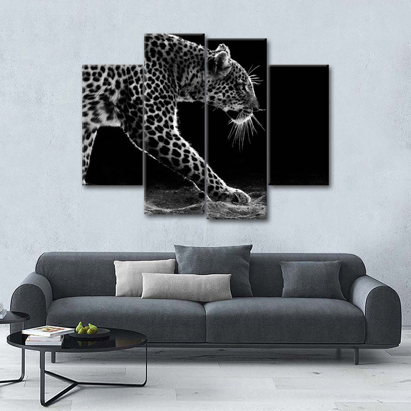Walking Leopard Wall Art