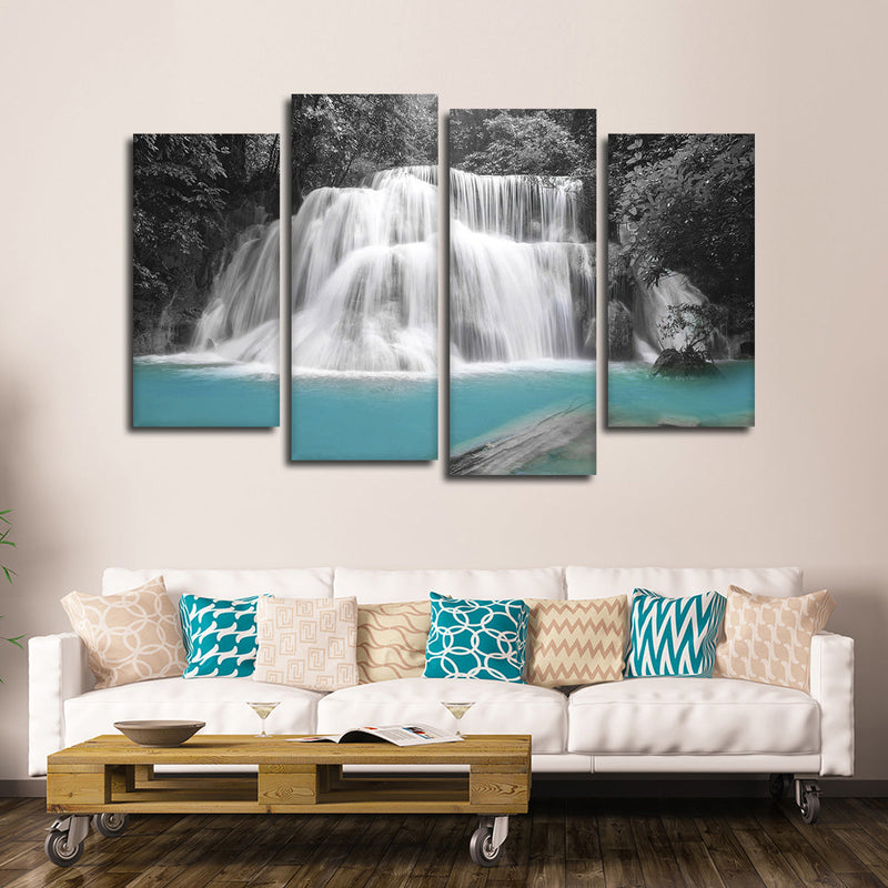 Pop Rainforest Waterfall Wall Art
