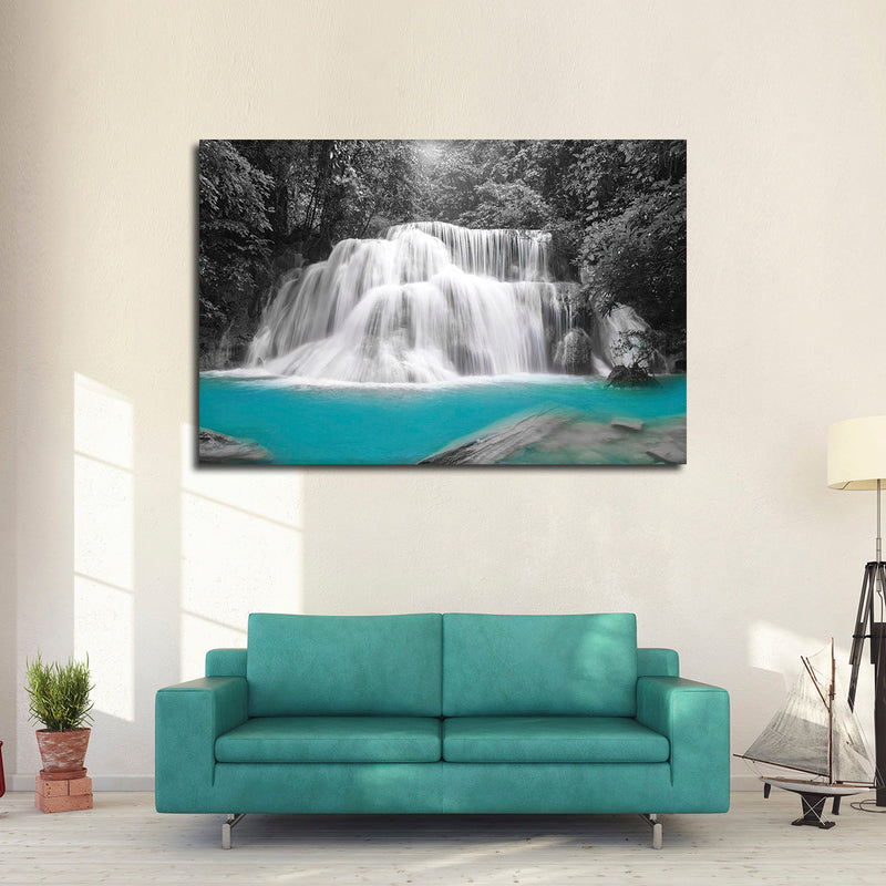 Pop Rainforest Waterfall Wall Art
