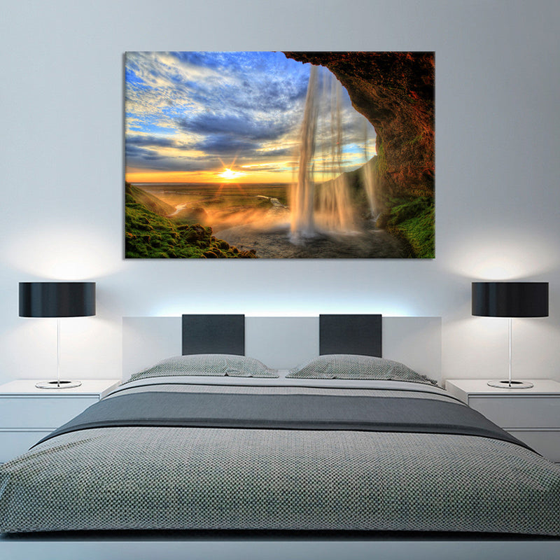 Mountain Waterfall Wall Art