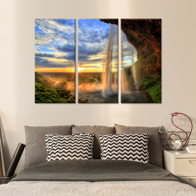 Mountain Waterfall Wall Art