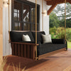 Keystone Amish Co. Twin The Weston Porch Swing Bed, Dark Green Paint