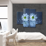 White Daisies Wall Art