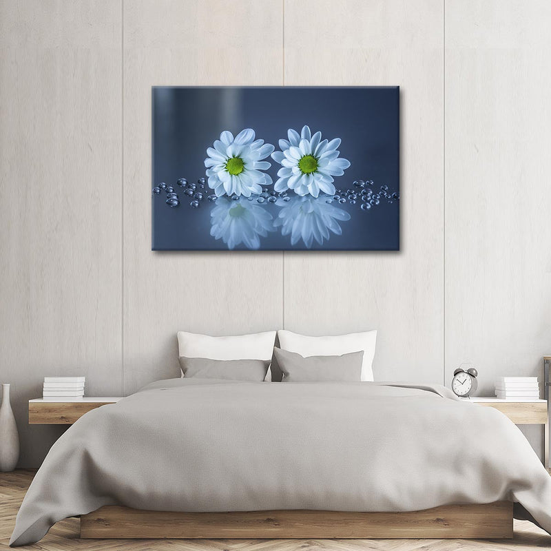 White Daisies Wall Art
