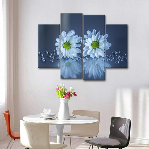 White Daisies Wall Art