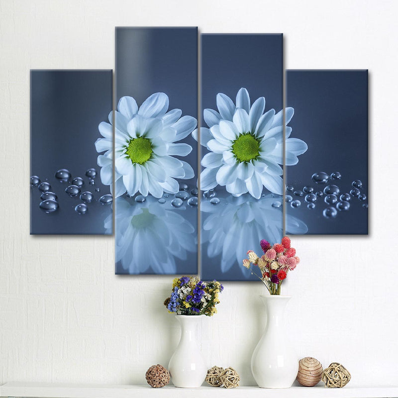 White Daisies Wall Art