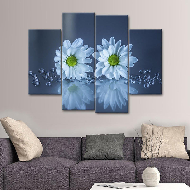 White Daisies Wall Art