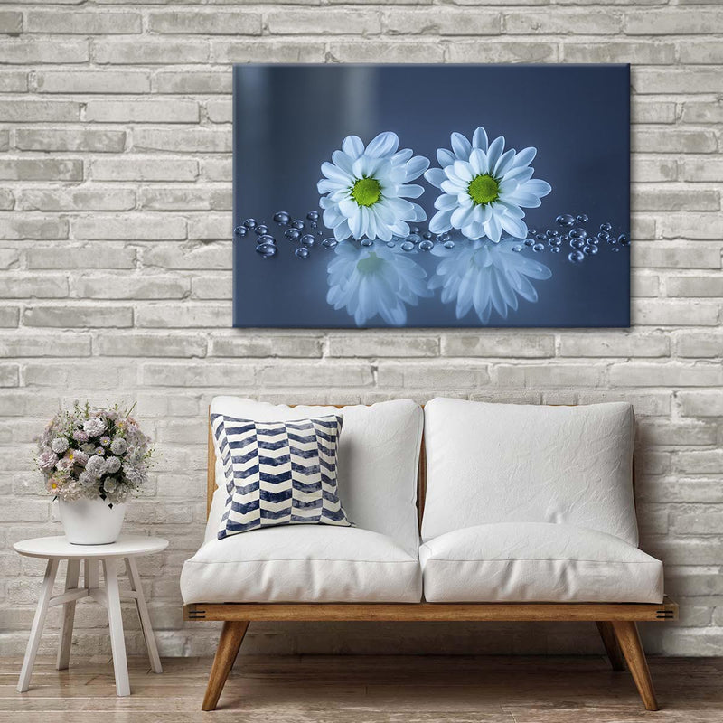 White Daisies Wall Art