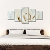 White Rose Close Up Wall Art