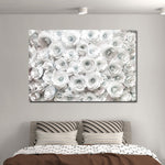 White Roses Wall Art