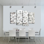 White Roses Wall Art
