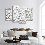 White Roses Wall Art
